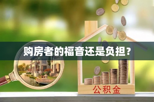 同江购房者的福音还是负担？