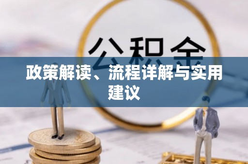 同江政策解读、流程详解与实用建议